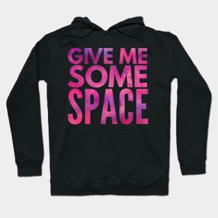 Give Me Some Space Red Pink Star Nebula Hoodie